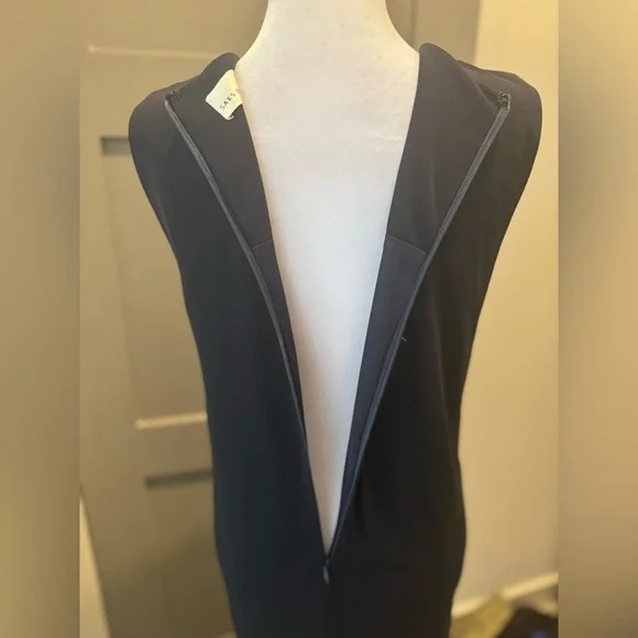 Saks Fifth Avenue 2 Piece Black Formal Dress & 1 Button Cardigan 10 Vintage VGC - Picture 6 of 16